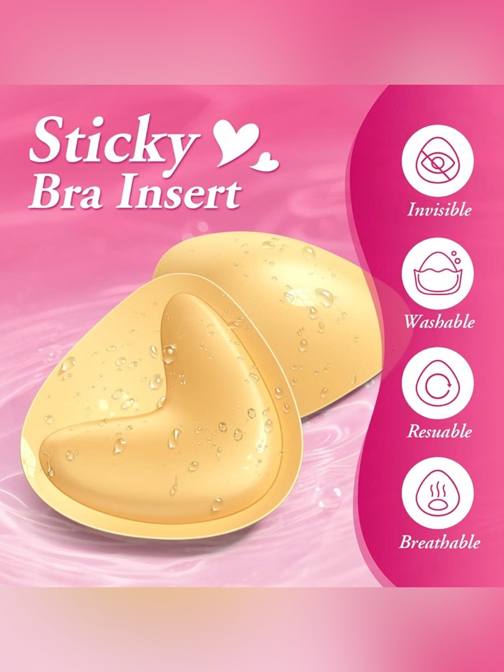 Sticky Bra Insert Kit - Size B